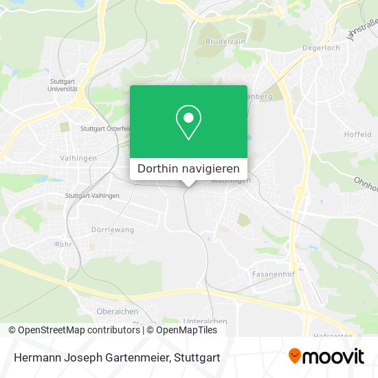Hermann Joseph Gartenmeier Karte