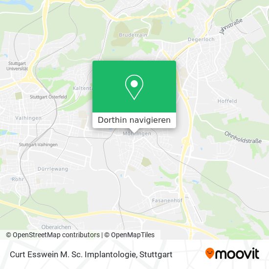 Curt Esswein M. Sc. Implantologie Karte