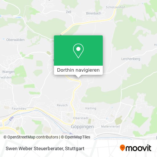 Swen Weber Steuerberater Karte