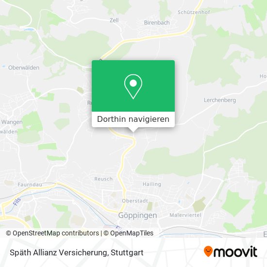 Späth Allianz Versicherung Karte