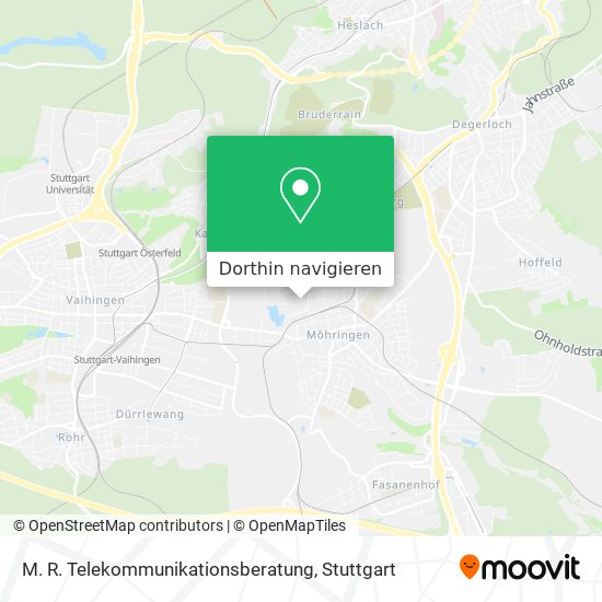 M. R. Telekommunikationsberatung Karte
