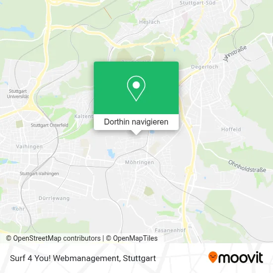 Surf 4 You! Webmanagement Karte