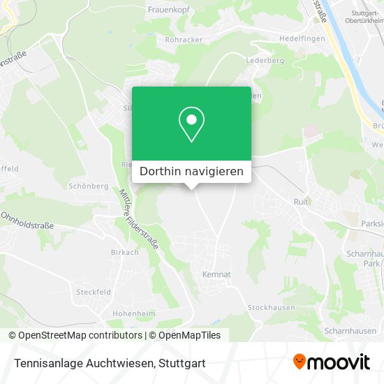 Tennisanlage Auchtwiesen Karte