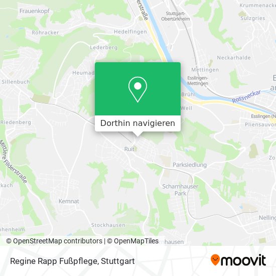 Regine Rapp Fußpflege Karte