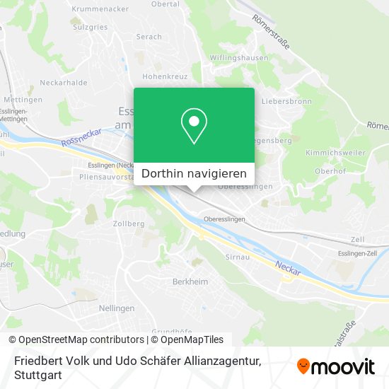 Friedbert Volk und Udo Schäfer Allianzagentur Karte