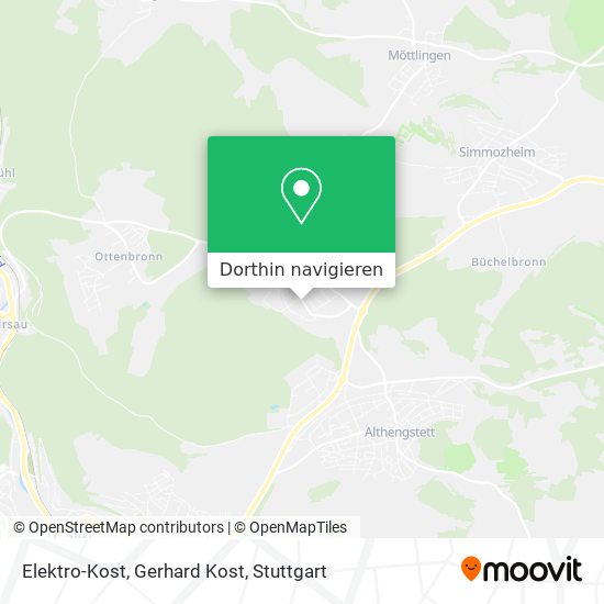 Elektro-Kost, Gerhard Kost Karte