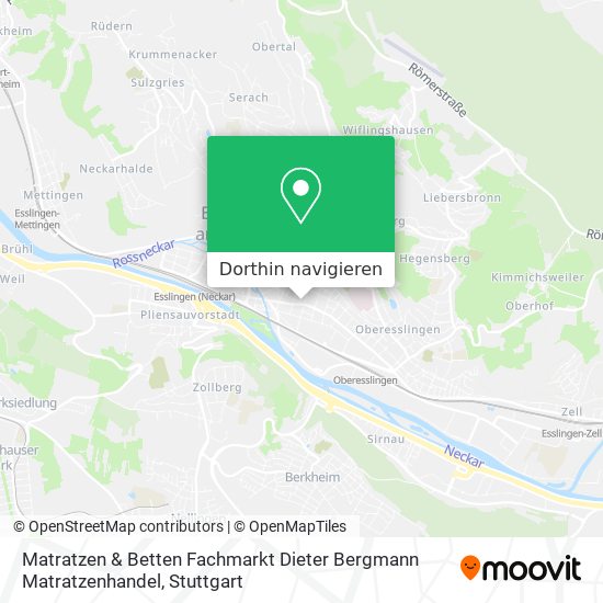 Matratzen & Betten Fachmarkt Dieter Bergmann Matratzenhandel Karte