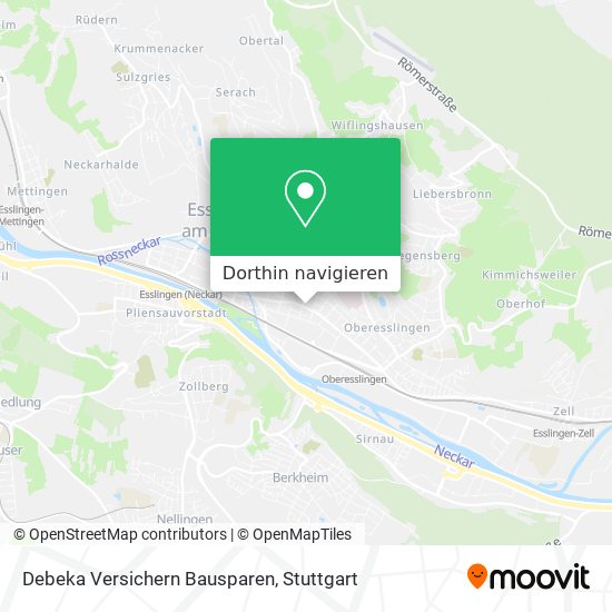 Debeka Versichern Bausparen Karte