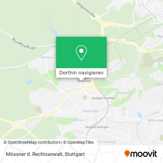Mössner d. Rechtsanwalt Karte