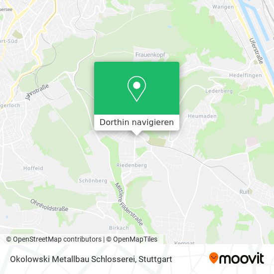 Okolowski Metallbau Schlosserei Karte