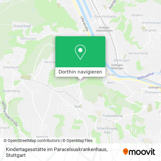 Kindertagesstätte im Paracelsuskrankenhaus Karte