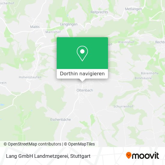 Lang GmbH Landmetzgerei Karte