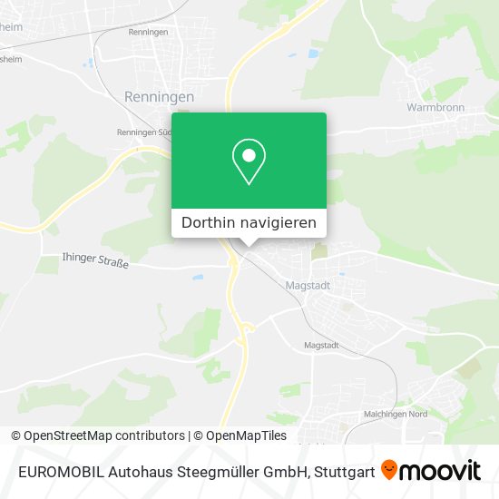 EUROMOBIL Autohaus Steegmüller GmbH Karte