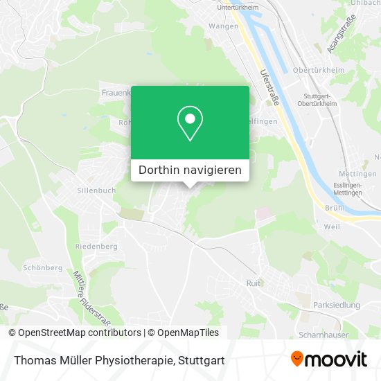 Thomas Müller Physiotherapie Karte