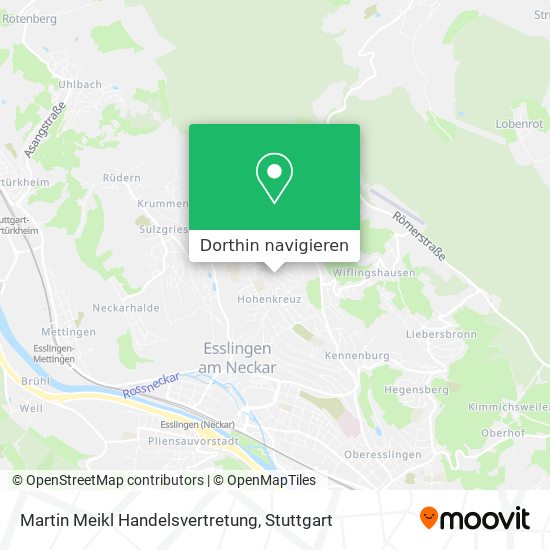 Martin Meikl Handelsvertretung Karte