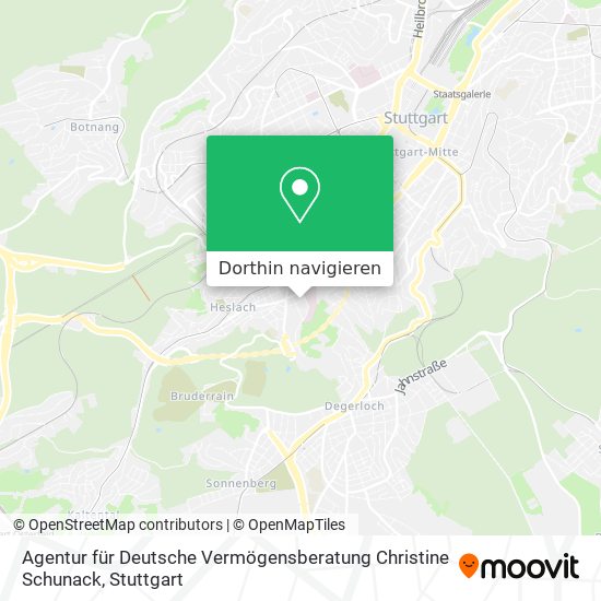 Agentur für Deutsche Vermögensberatung Christine Schunack Karte