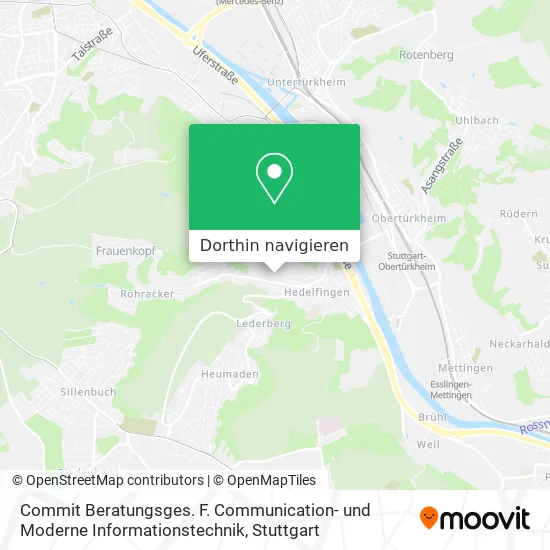 Commit Beratungsges. F. Communication- und Moderne Informationstechnik Karte
