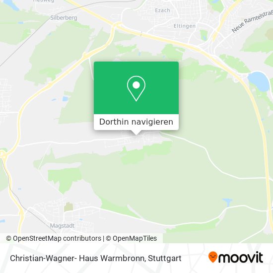 Christian-Wagner- Haus Warmbronn Karte