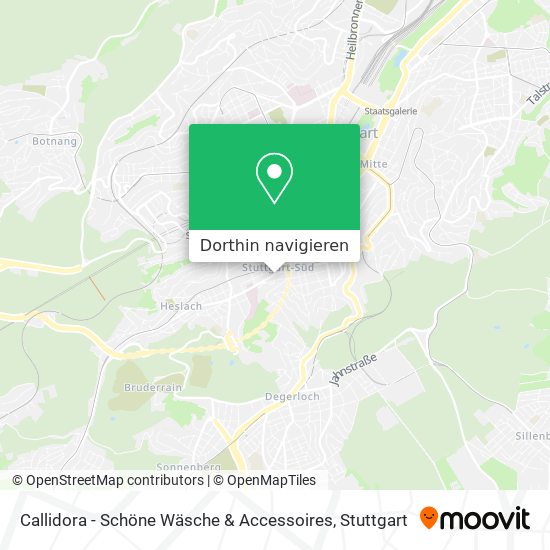 Callidora - Schöne Wäsche & Accessoires Karte
