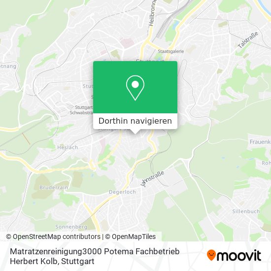 Matratzenreinigung3000 Potema Fachbetrieb Herbert Kolb Karte