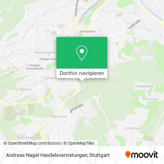 Andreas Nagel Handelsvertretungen Karte