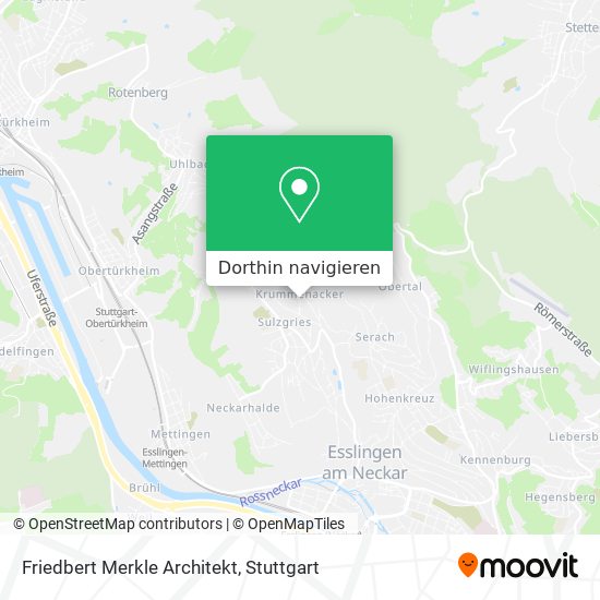 Friedbert Merkle Architekt Karte