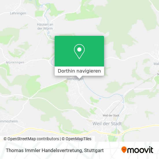 Thomas Immler Handelsvertretung Karte