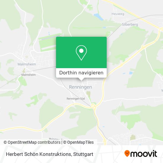 Herbert Schön Konstruktions Karte