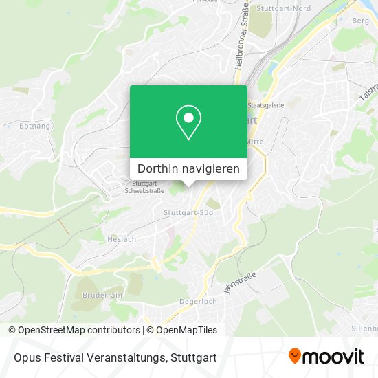 Opus Festival Veranstaltungs Karte