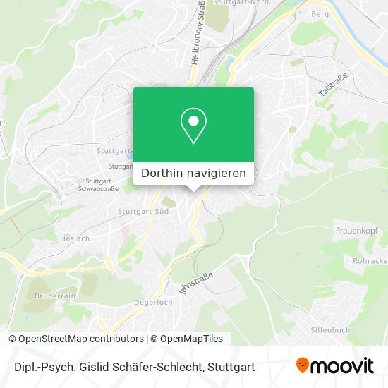 Dipl.-Psych. Gislid Schäfer-Schlecht Karte
