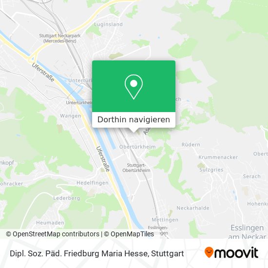 Dipl. Soz. Päd. Friedburg Maria Hesse Karte