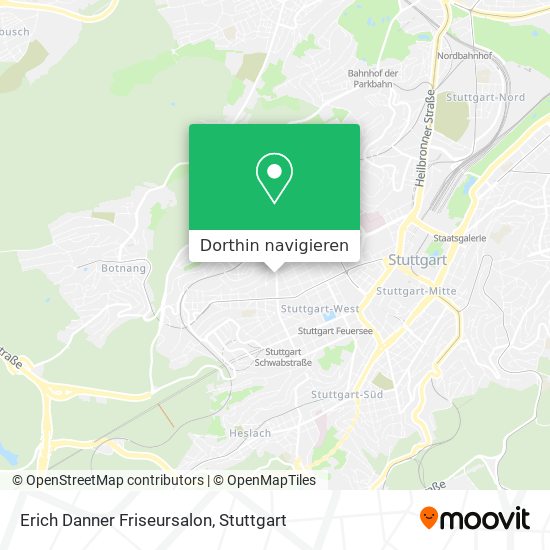 Erich Danner Friseursalon Karte