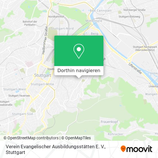 Verein Evangelischer Ausbildungsstätten E. V. Karte