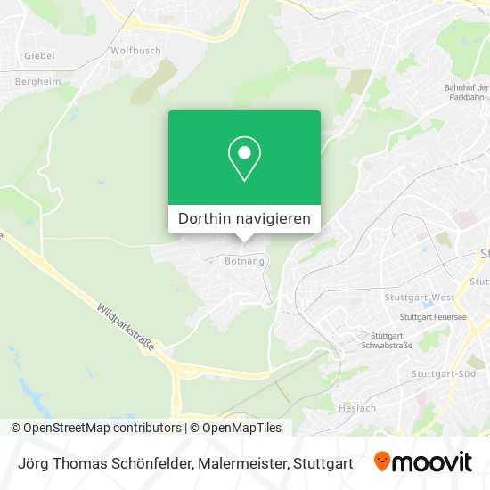Jörg Thomas Schönfelder, Malermeister Karte