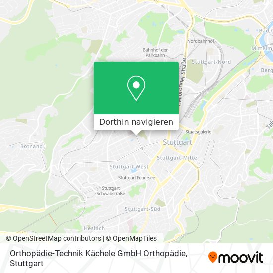 Orthopädie-Technik Kächele GmbH Orthopädie Karte
