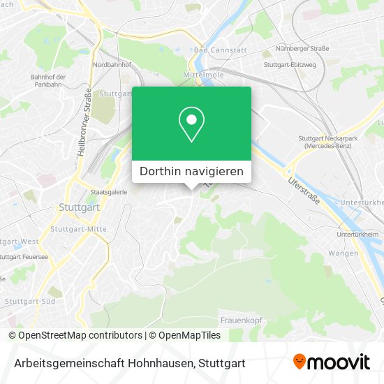 Arbeitsgemeinschaft Hohnhausen Karte