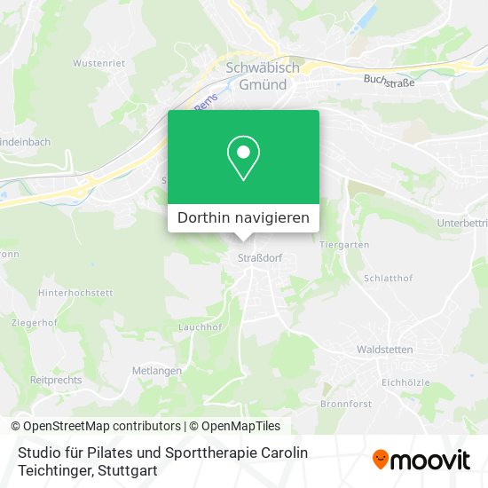 Studio für Pilates und Sporttherapie Carolin Teichtinger Karte