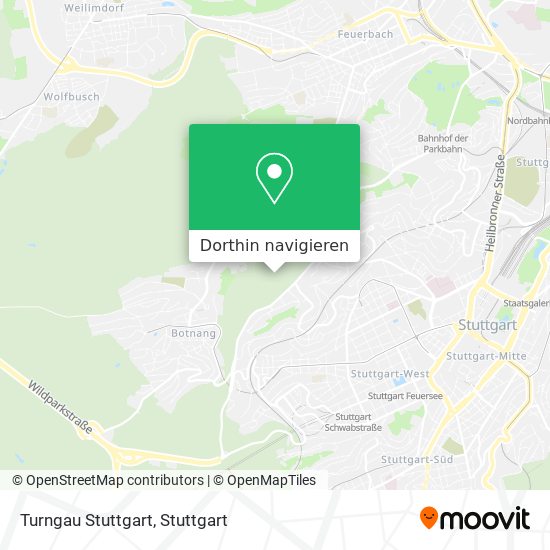 Turngau Stuttgart Karte