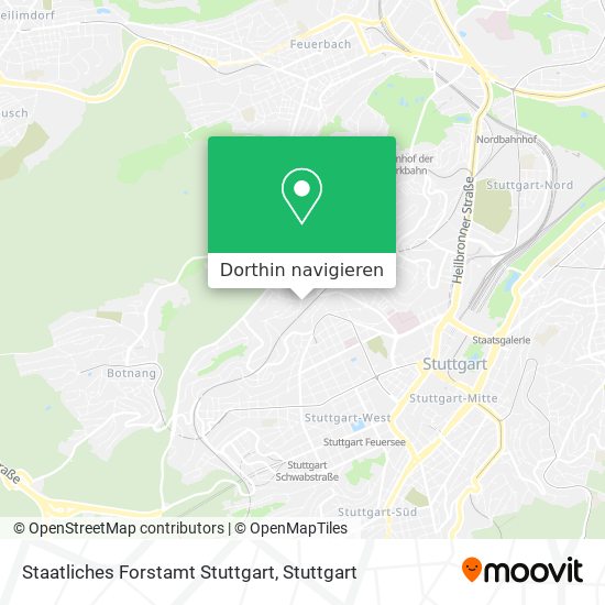 Staatliches Forstamt Stuttgart Karte