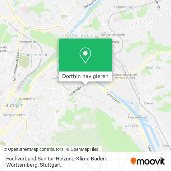 Fachverband Sanitär-Heizung-Klima Baden-Württemberg Karte