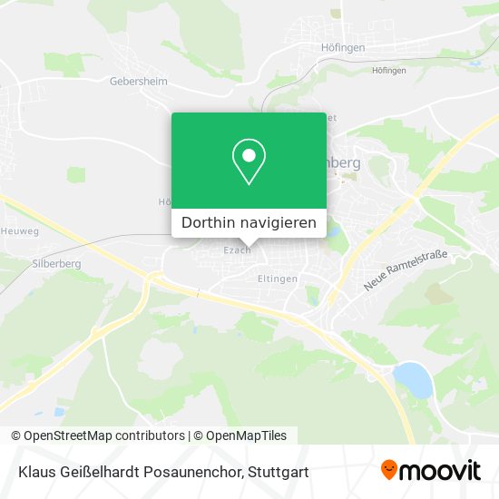 Klaus Geißelhardt Posaunenchor Karte