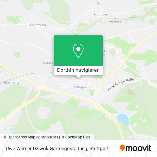 Uwe Werner Dziwok Gartengestaltung Karte