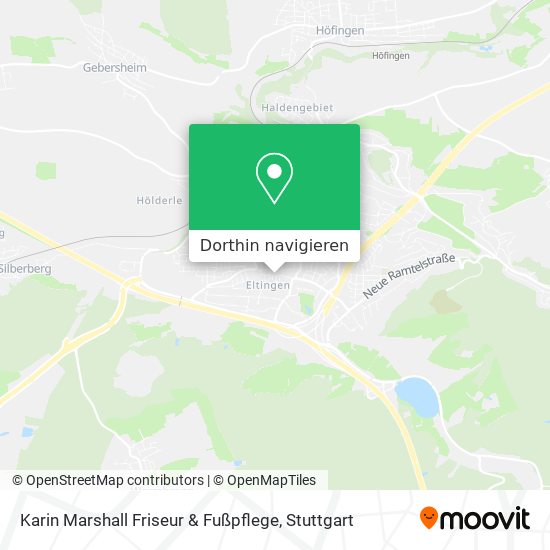 Karin Marshall Friseur & Fußpflege Karte