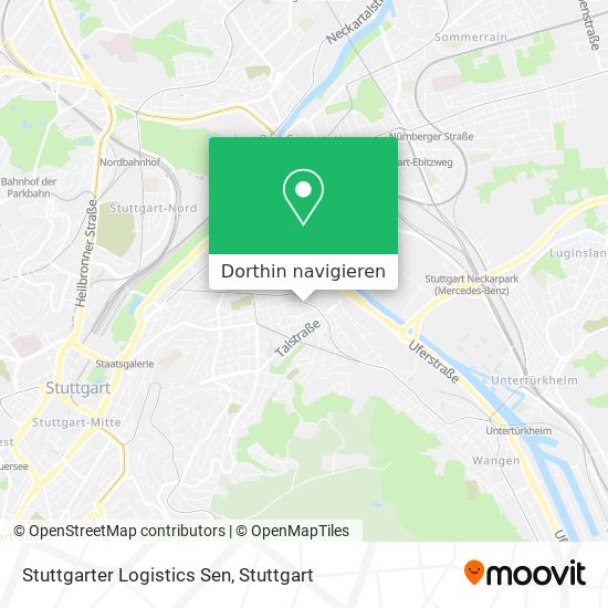 Stuttgarter Logistics Sen Karte