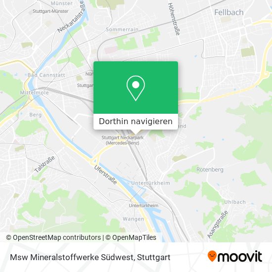 Msw Mineralstoffwerke Südwest Karte