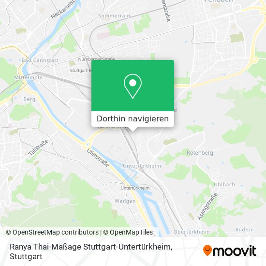 Ranya Thai-Maßage Stuttgart-Untertürkheim Karte