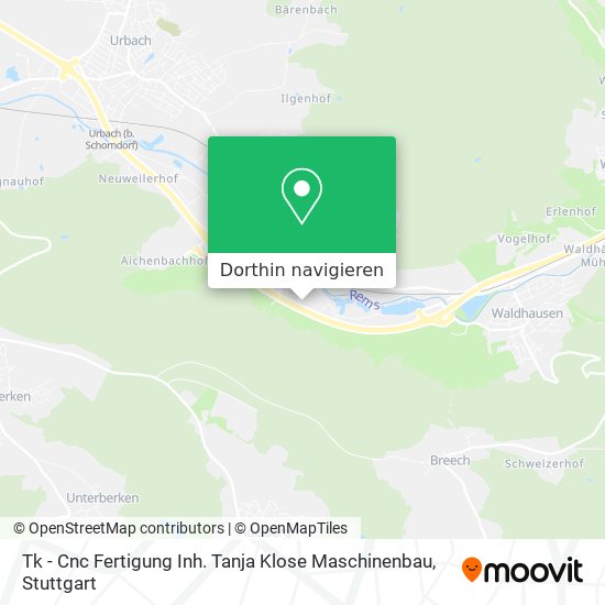 Tk - Cnc Fertigung Inh. Tanja Klose Maschinenbau Karte