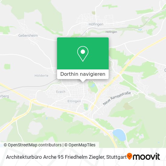 Architekturbüro Arche 95 Friedhelm Ziegler Karte
