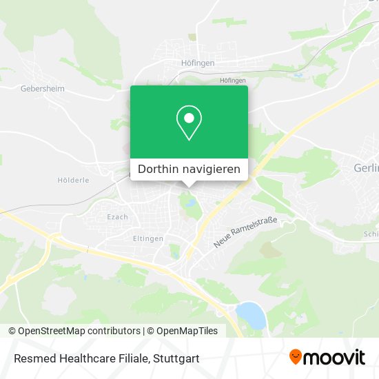 Resmed Healthcare Filiale Karte