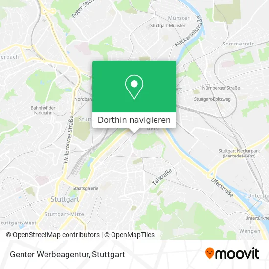 Genter Werbeagentur Karte